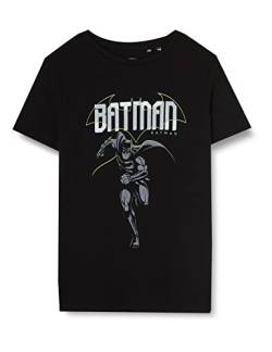 dc comics Jungen Bobatmbts040 T-Shirt, Schwarz, 6 Jahre von DC Comics