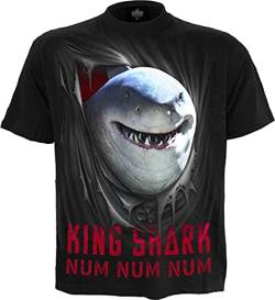 dc comics - King Shark - Num Num Num - T-Shirt - Schwarz - S von DC Comics
