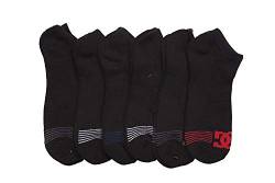 DC 6-Pack Men's Sport No Show Socks Assorted, 10-13 Size (Shoe Size 6-12.5) von DC Shoes