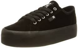 DC Shoes Damen Manual Sneaker, Black/Black/White, 37 EU von DC Shoes