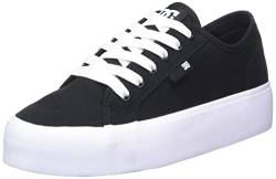 DC Shoes Damen Manual Sneaker, Black/White, 37.5 EU von DC Shoes