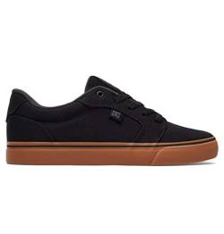 DC Shoes Herren Amboss Tx Skate-Schuh, schwarzer Gummi, 45.5 EU von DC Shoes