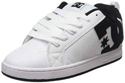 DC Shoes Herren Court Graffik Low-Top Sneaker, white/black/black, 44 EU von DC Shoes
