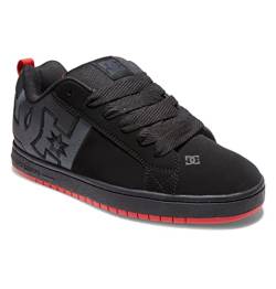 DC Shoes Herren Court Graffik Sq Halbschuh Skate-Schuh, Schwarz Grau Rot, 39 EU von DC Shoes