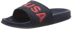 DC Shoes Herren DC Slide Badeschuhe, Blau (Navy/Red Nrd), 39 EU von DC Shoes