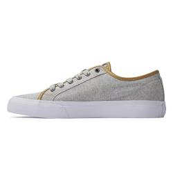 DC Shoes Herren Manual Sneaker, Grey/Light Grey, 43 EU von DC Shoes