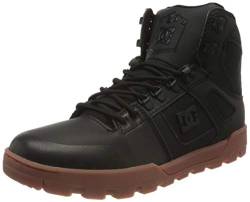 DC Shoes Herren Pure HIGH-TOP Winter Boot Sneaker, Black/Gum, 40.5 EU von DC Shoes