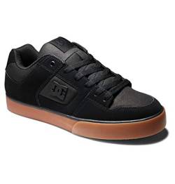 DC Shoes Herren Pure-Leather Shoes for Men Sneaker, Black/Gum, 42.5 EU von DC Shoes