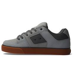 DC Shoes Herren Pure Sneaker, Carbon/Gum, 38.5 EU von DC Shoes