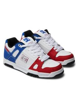 DC Shoes Herren Stag Sneaker, RED/White/Blue, 38.5 EU von DC Shoes