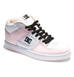 DC Shoes Manteca Mid - Mid-Top Leather Shoes for Women - Mid-Top-Lederschuhe - Frauen - 39 - Rosa von DC Shoes