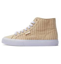 DC Shoes Manual Hi - High-Top Shoes for Women - High-Top-Schuhe - Frauen - 37 - Beige von DC Shoes