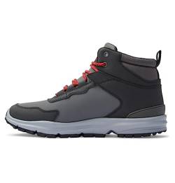 DC Shoes Mutiny - Leather Boots for Men - Leder-Stiefel - Männer - 42.5 - Grau von DC Shoes