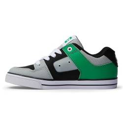 DC Shoes Jungen Pure Sneaker, Black Kelly Green, 28 EU von DC Shoes