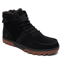 DC Shoes Woodland - Lederstiefel mit Sherpa-Futter für Männer Schwarz von DC Shoes