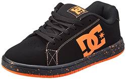 Dcshoes Herren Gaveler-Leather Shoes Sneaker, Schwarz/Orange, 43 EU von DC Shoes