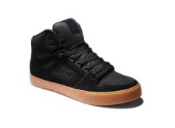 Sneaker DC SHOES "Pure High-Top" Gr. 8(40,5), schwarz (schwarz, natur) Schuhe Sneaker von DC Shoes