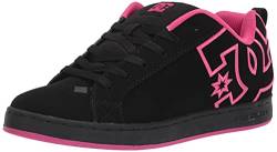 DC Damen Court Graffik Casual Low Top Skateschuh Skate-Schuh, Schwarz/Pink, 37 EU von DC