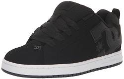 DC Herren Court Graffik Casual Skate-Schuh, Schwarz/Schwarz/Weiß/Schwarz, 49 EU von DC