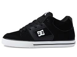 DC Herren Pure Mid Casual Skateschuh Skate-Schuh, schwarz/weiß, 45 EU von DC