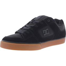 DC Herren Pure Skate-Schuh, Schwarz/Gum/Schwarz, 45.5 EU von DC