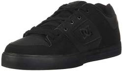 DC Shoes Herren Pure - Shoes For Men Skateboardschuhe, Black Pirate Black, 50 EU von DC
