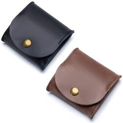 DCNIYT Miniatur-Leder-Münzgeldbörsen und Kopfhörer-Etuis – Doppelpack für Komfort unterwegs – stilvolles und praktisches Zubehör zur sicheren Aufbewahrung von Kleingeld und kleinen Gegenständen (5) von DCNIYT