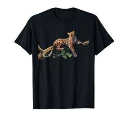 Jaguar T-Shirt für Herren Damen Jungen Mädchen Kinder T-Shirt von DDD Animals