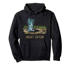 Great Geysir Iceland Pullover Hoodie von DDD City