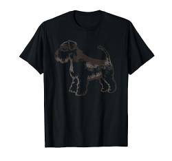 T-Shirt mit Schnauzer-Motiv, T-Shirt, Schnauzer, T-Shirt T-Shirt von DDD Dogs