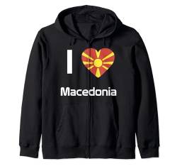 I love Macedonia T-shirt T-shirt T-shirt Kapuzenjacke von DDD Flag