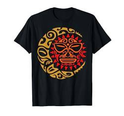 The Maori Sun Moon T Shirt Traditional Art Symbols Animal von DDD Maori