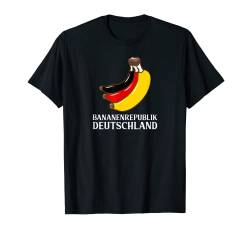 Bananenrepublik Deutschland Frau Sachsen Anhalt Moped Osten T-Shirt von DDR Sachsen Erfurt Ossi Ostberlin Outfit Spruch