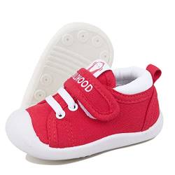 DEBAIJIA Lauflernschuhe Babyschuhe 1-4 Jahre Kinder Schuhe Jungen Mädchen Weiche Sohle Segeltuch Turnschuhe 23 von DEBAIJIA