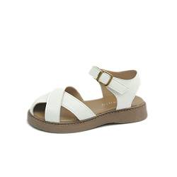 DEBAIJIA Mädchen Prinzessin Schuhe Sommer Glanz Kristall Kinder Sandalen Niedlich Party Tanzen Schuhe Strand EU27.5-Kinder-D-Beige(Etikettengröße-29 von DEBAIJIA