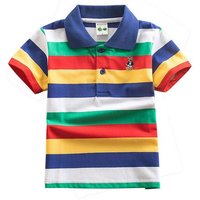 DEBAIJIA Poloshirt Jungen Poloshirt Kinder 1-12T Baumwolle Atmungsaktiv Sommer von DEBAIJIA