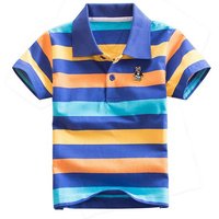 DEBAIJIA Poloshirt Jungen Poloshirt Kinder 1-12T Baumwolle Atmungsaktiv Sommer von DEBAIJIA