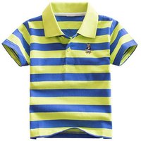 DEBAIJIA Poloshirt Jungen Poloshirt Kinder 1-12T Baumwolle Atmungsaktiv Sommer von DEBAIJIA