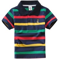 DEBAIJIA Poloshirt Jungen Poloshirt Kinder 1-12T Baumwolle Atmungsaktiv Sommer von DEBAIJIA