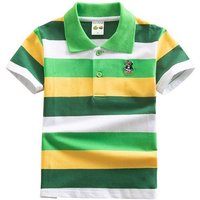 DEBAIJIA Poloshirt Jungen Poloshirt Kinder 1-12T Baumwolle Atmungsaktiv Sommer von DEBAIJIA