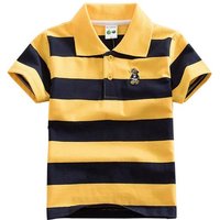 DEBAIJIA Poloshirt Jungen Poloshirt Kinder 1-12T Baumwolle Atmungsaktiv Sommer von DEBAIJIA