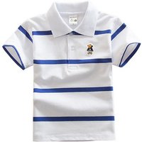 DEBAIJIA Poloshirt Jungen Poloshirt Kinder Oberteile T Shirts 1-12T Baumwolle Sommer von DEBAIJIA