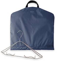 DEGELER SkyHanger - Kleidersack mit einzigartigem Titan-Kleiderbügel für Damen & Herren - durchdachte Anzugtasche für knitterfreies Reisen - leichtes & wasserabweisendes Nylon - Marineblau von DEGELER