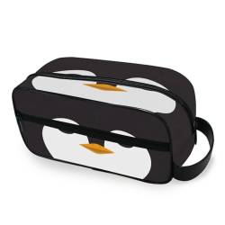 DEHOZO Tragbare Make-up-Tasche, niedlicher Tier-Pinguin, kleine Reise-Kosmetiktasche, Kulturbeutel für Damen und Herren, Make-up-Organizer-Tasche, Badezimmer-Make-up-Tasche für Reiseutensilien, von DEHOZO