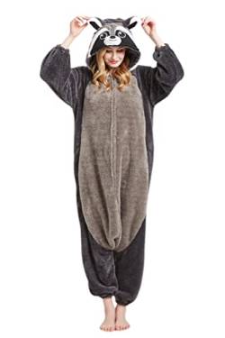DELEY Unisex Erwachsene Tier Pyjamas, Halloween Cosplay Strampler Homewear, Anime Kostüm Nachtwäsche von DELEY
