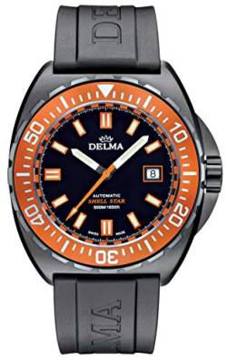 Delma Sport-/Taucheruhr Herren Automatik Kautschukband von DELMA