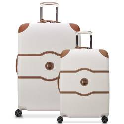 DELSEY PARIS Chatelet Hartschalengepäck mit Spinnrollen, Angora, 2 Piece Set 24/28, Chatelet Air 2.0 Hartschalengepäck mit Spinnrollen von DELSEY PARIS