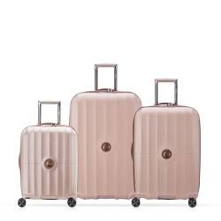 DELSEY PARIS St Tropez Expandable 4 Double Rolls Trolley L/M/S Pink von DELSEY PARIS