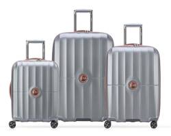 DELSEY PARIS St Tropez Expandable 4 Double Rolls Trolley L/M/S Platin von DELSEY PARIS