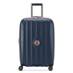 DELSEY PARIS St. Tropez Hardside Erweiterbares Gepäck mit Spinner-Rädern, Marineblau, Checked-Medium 24 Inch, St. Tropez Hartschalengepäck, erweiterbar, mit Rollen von DELSEY PARIS